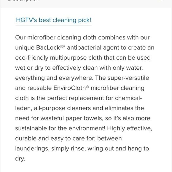 Norwex Enviro Cloth Microfibre Chemical Free Clean - Picture 3 of 7